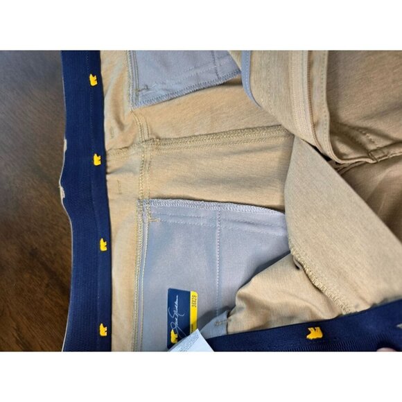 Jack Nicklaus Golden Bear Golf Polo Pants Mens 36x29 Tan, Beige - Picture 7 of 16